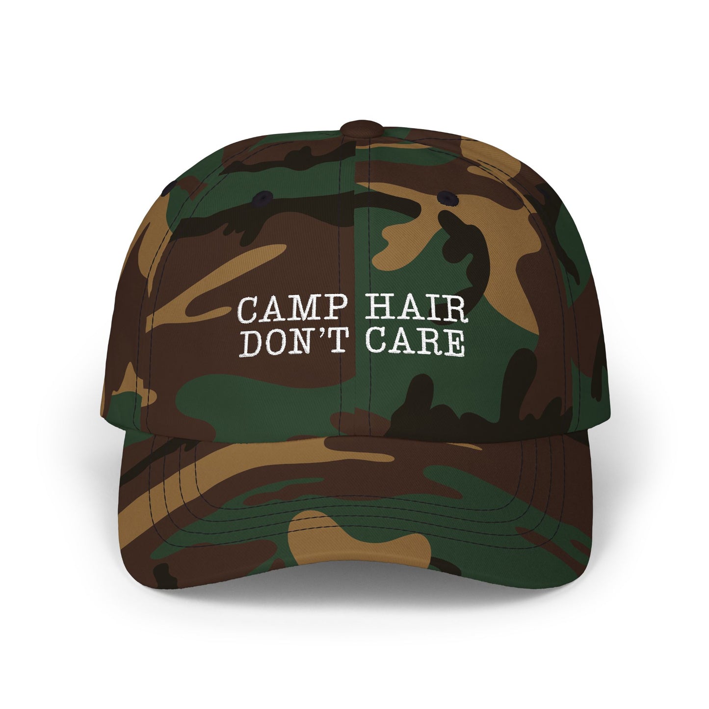 Camp Hair Don't Care Dad Cap