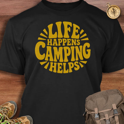 Camping Helps T-shirt
