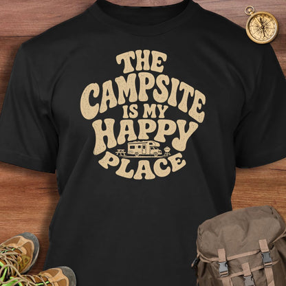 Campsite Happy Place T-shirt