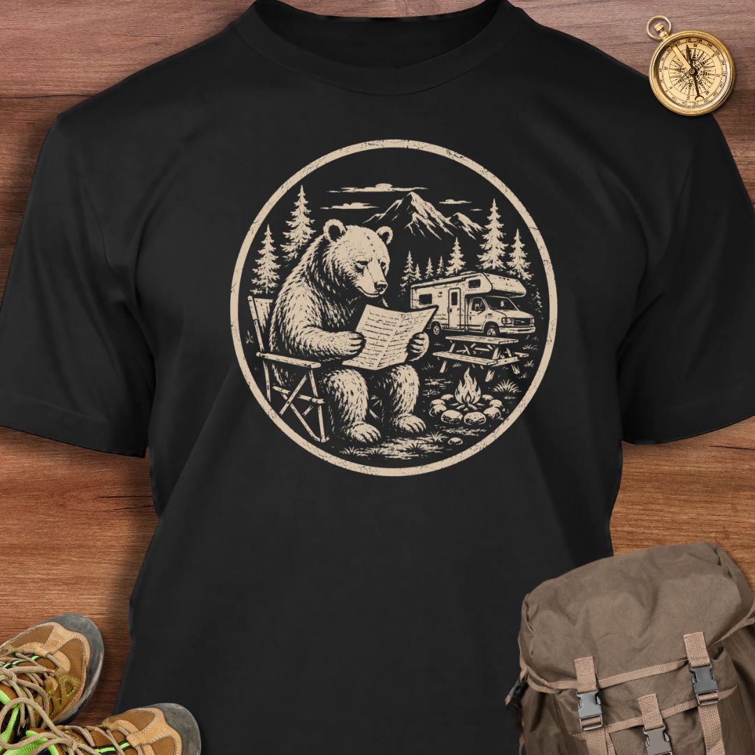Camping Bear T-shirt