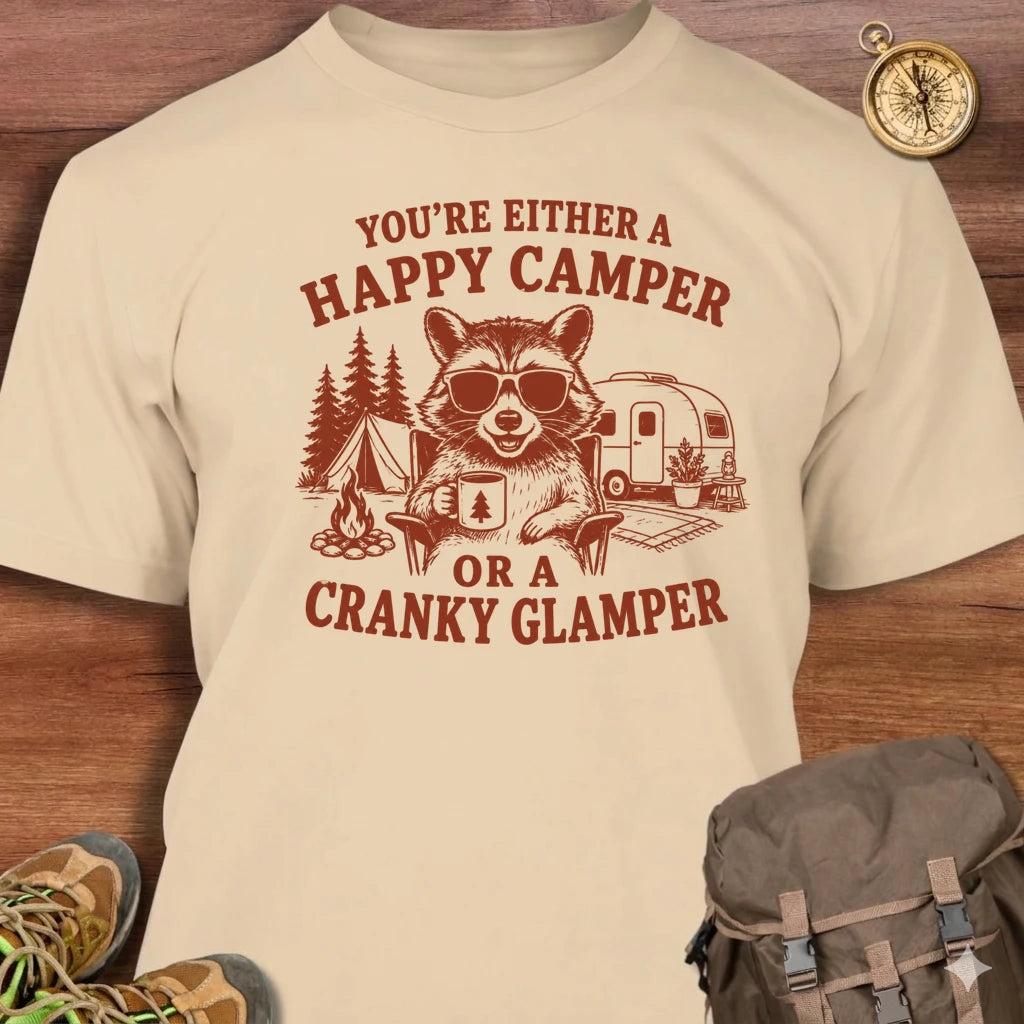 Happy Camper or Cranky Glamper T-Shirt