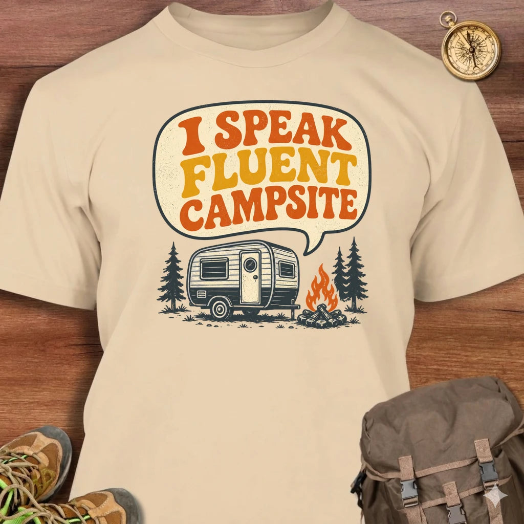 I Speak Fluent Campsite T-Shirt