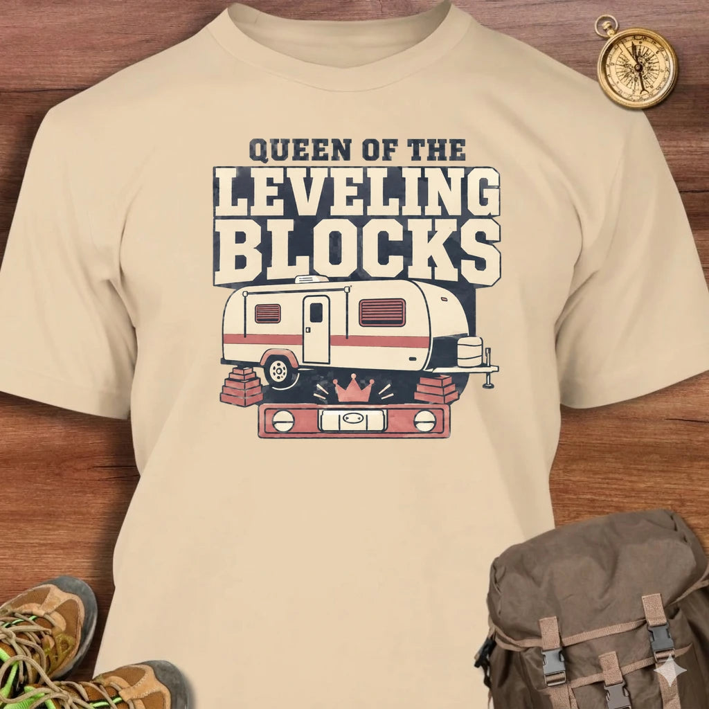 Leveling Blocks Queen T-Shirt
