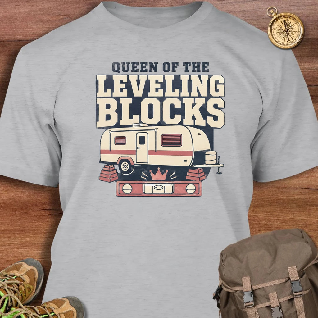 Leveling Blocks Queen T-Shirt