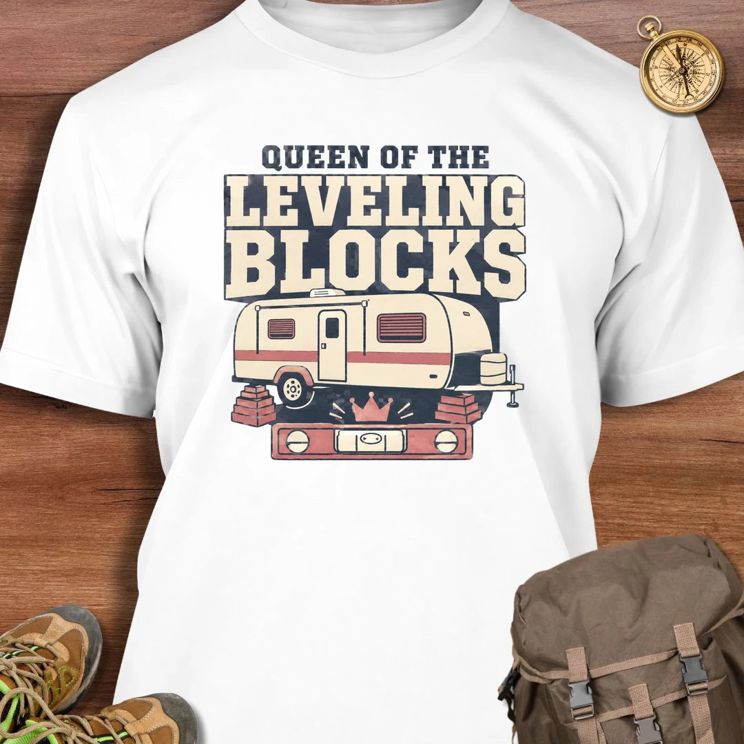 Leveling Blocks Queen T-Shirt