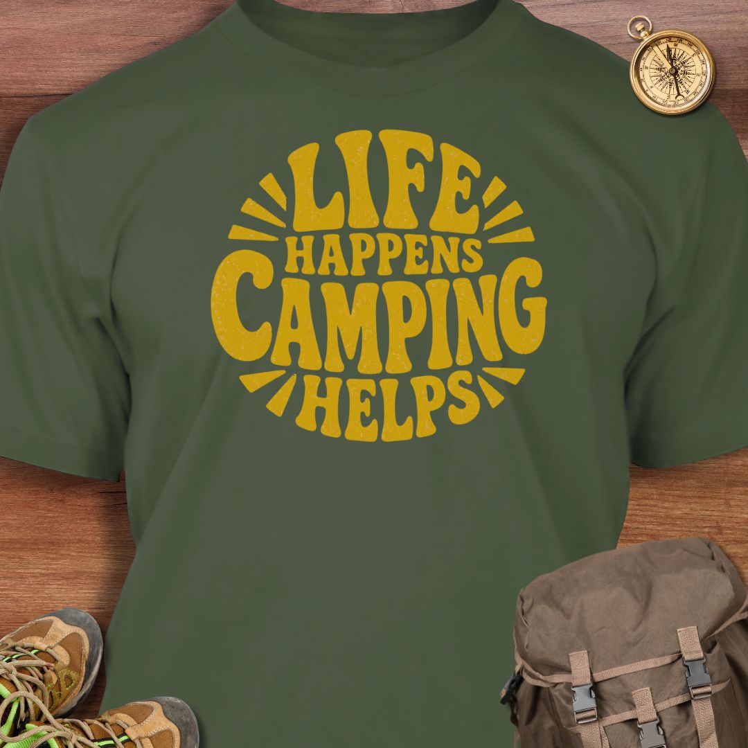 Camping Helps T-shirt