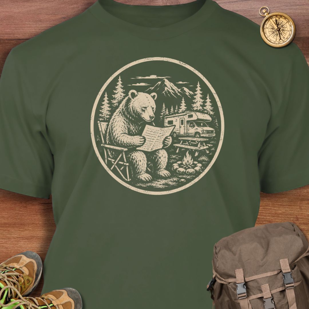 Camping Bear T-shirt