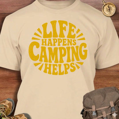 Camping Helps T-shirt