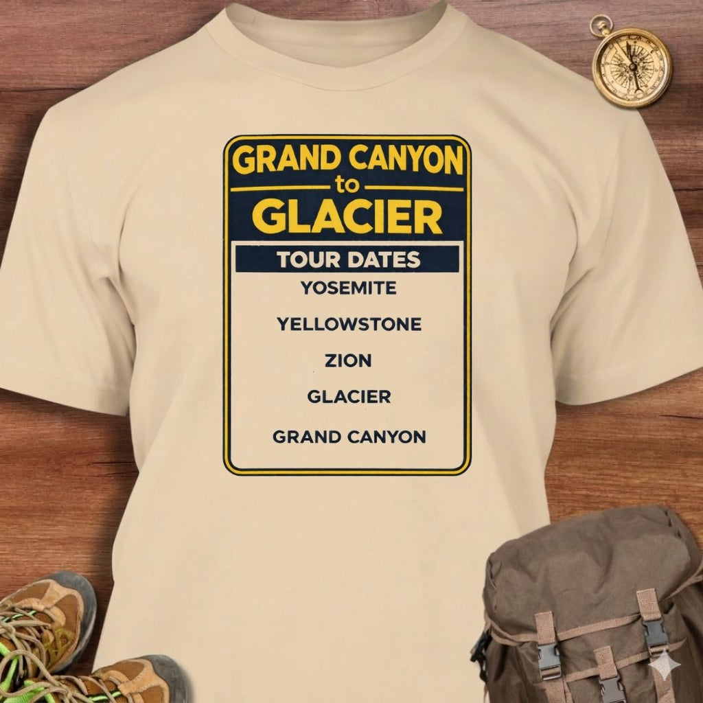 Grand Canyon to Glacier T-Shirt