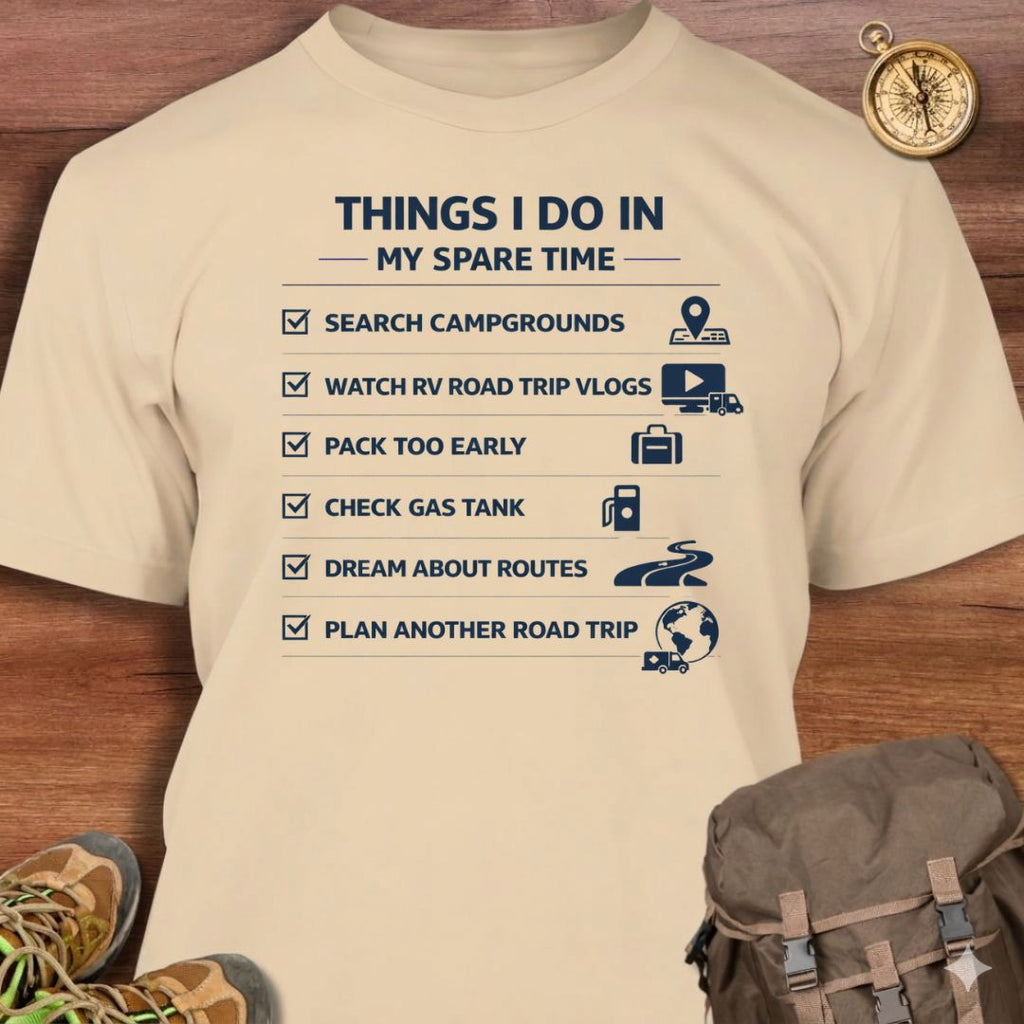 Things I Do T-Shirt (Camping)
