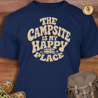 Campsite Happy Place T-shirt