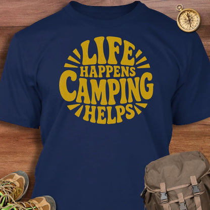 Camping Helps T-shirt