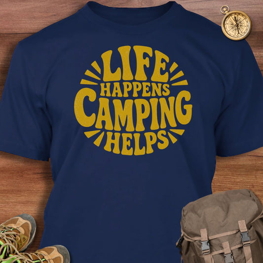 Camping Helps T-shirt