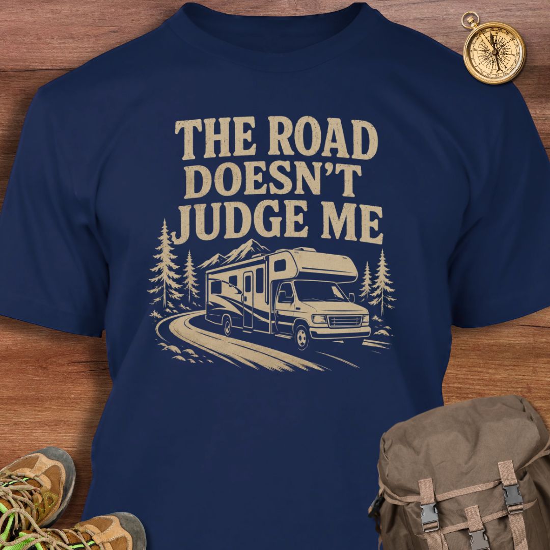 Road Doesn't Judge T-shirt