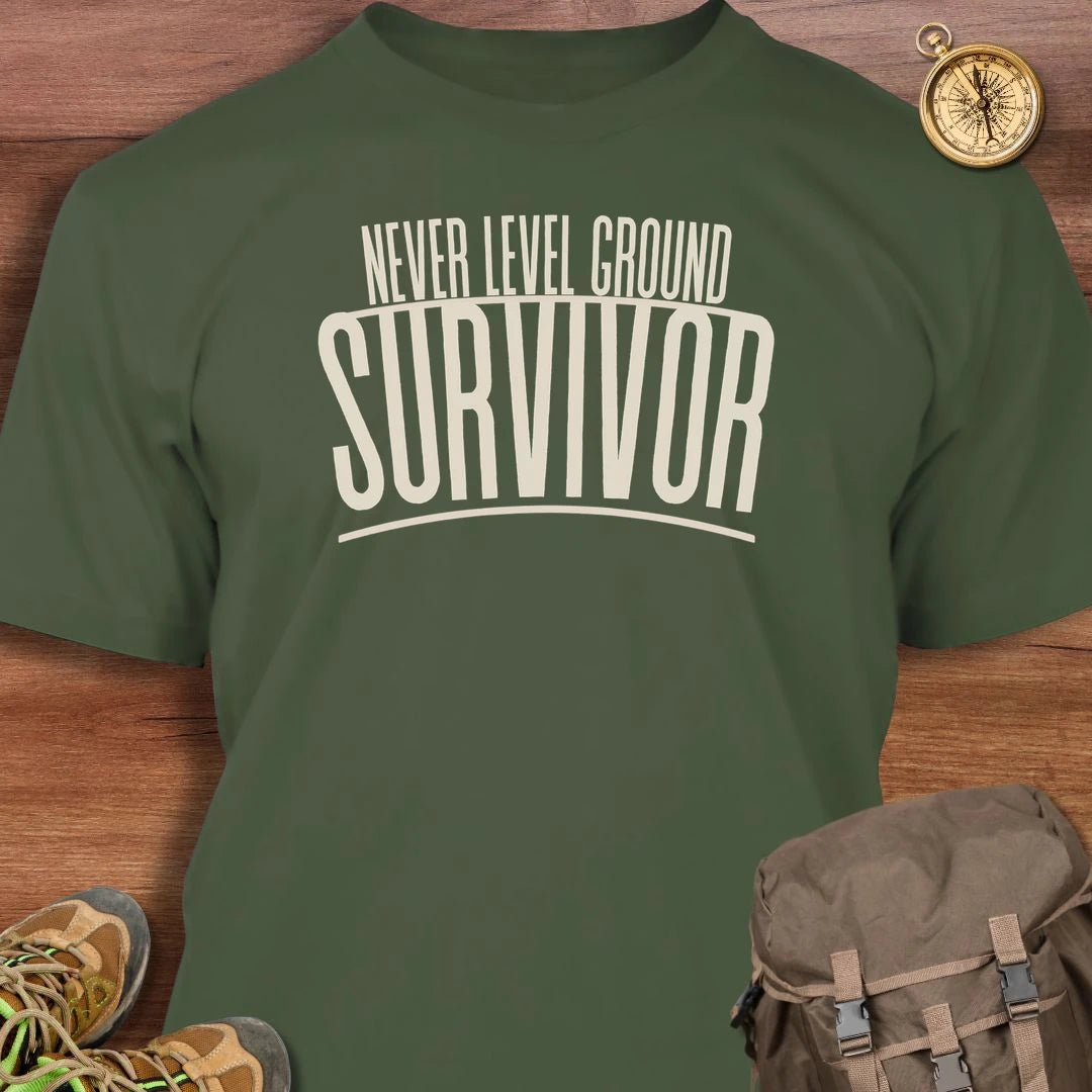 Never Level Ground Survivor T-Shirt