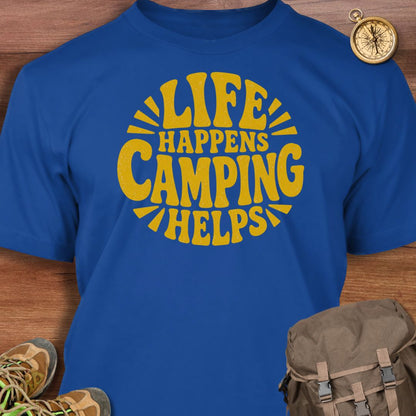 Camping Helps T-shirt