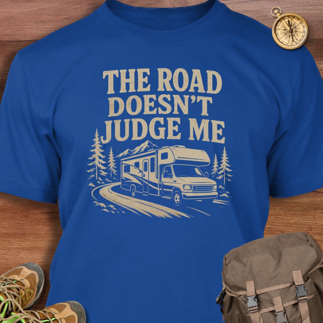 Road Doesn't Judge T-shirt