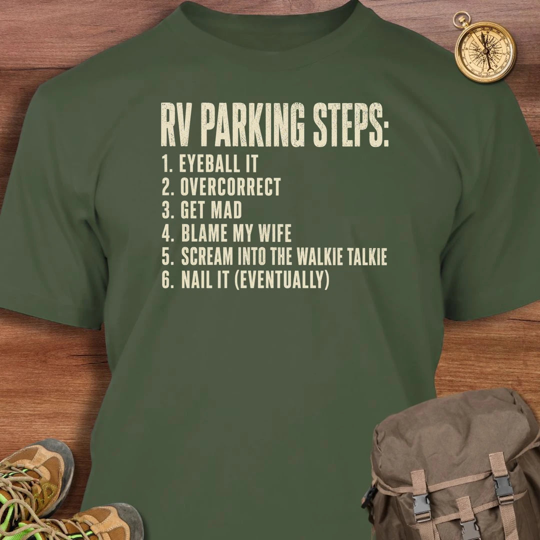 RV Parking Steps T-Shirt