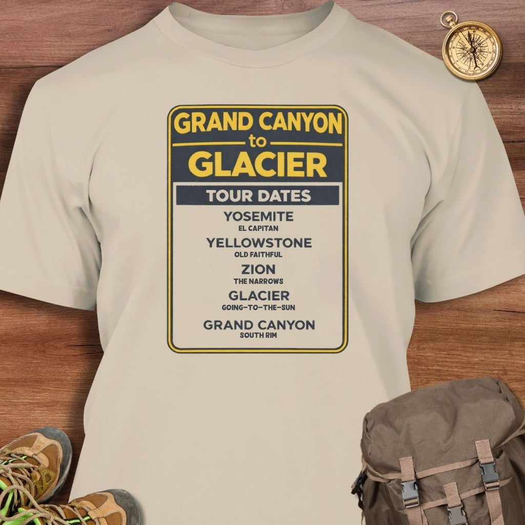 Grand Canyon to Glacier T-Shirt