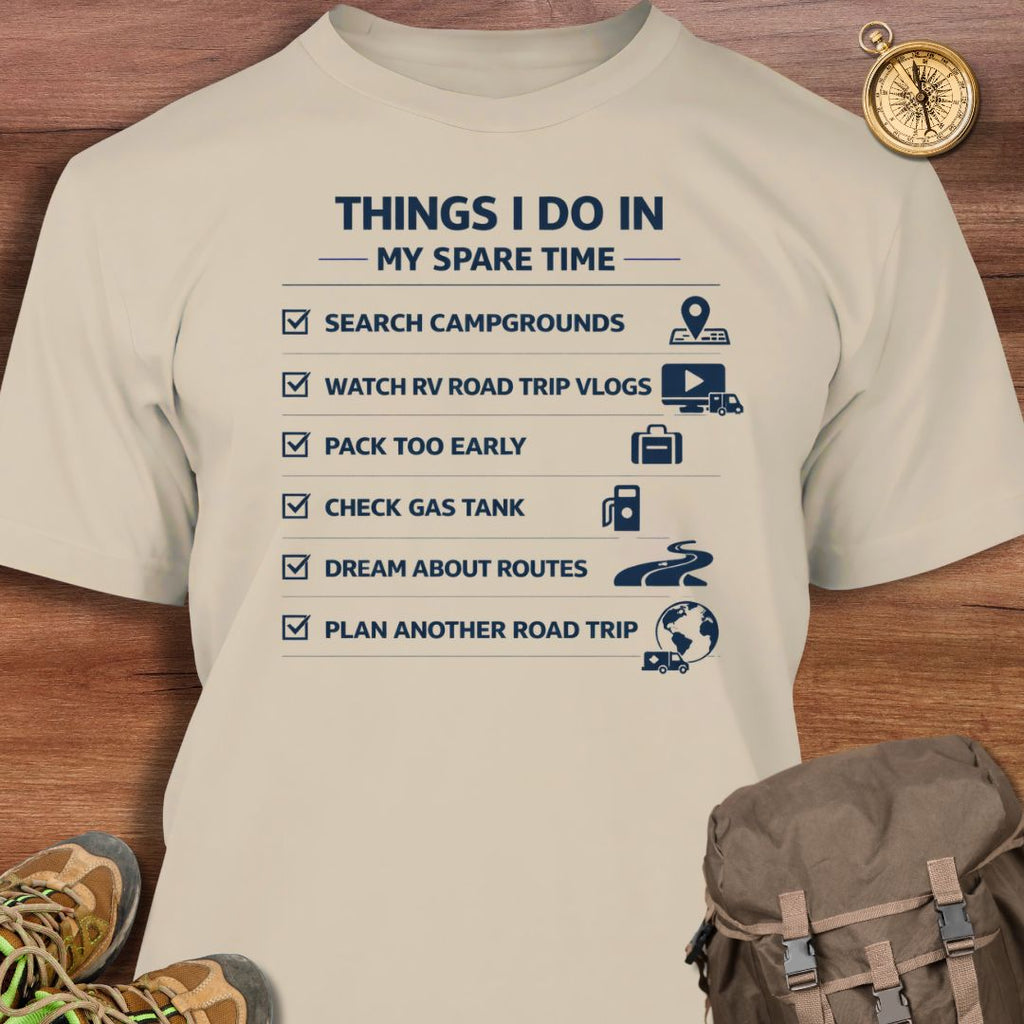 Things I Do T-Shirt (Camping)