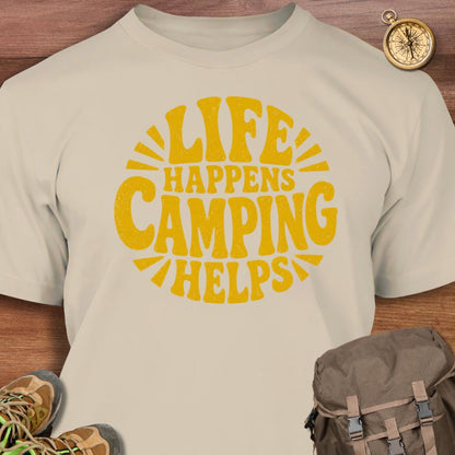 Camping Helps T-shirt
