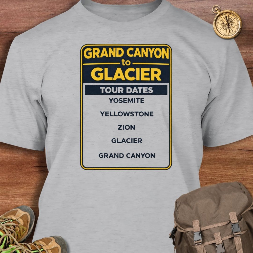Grand Canyon to Glacier T-Shirt
