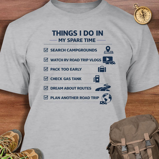 Things I Do T-Shirt (Camping)