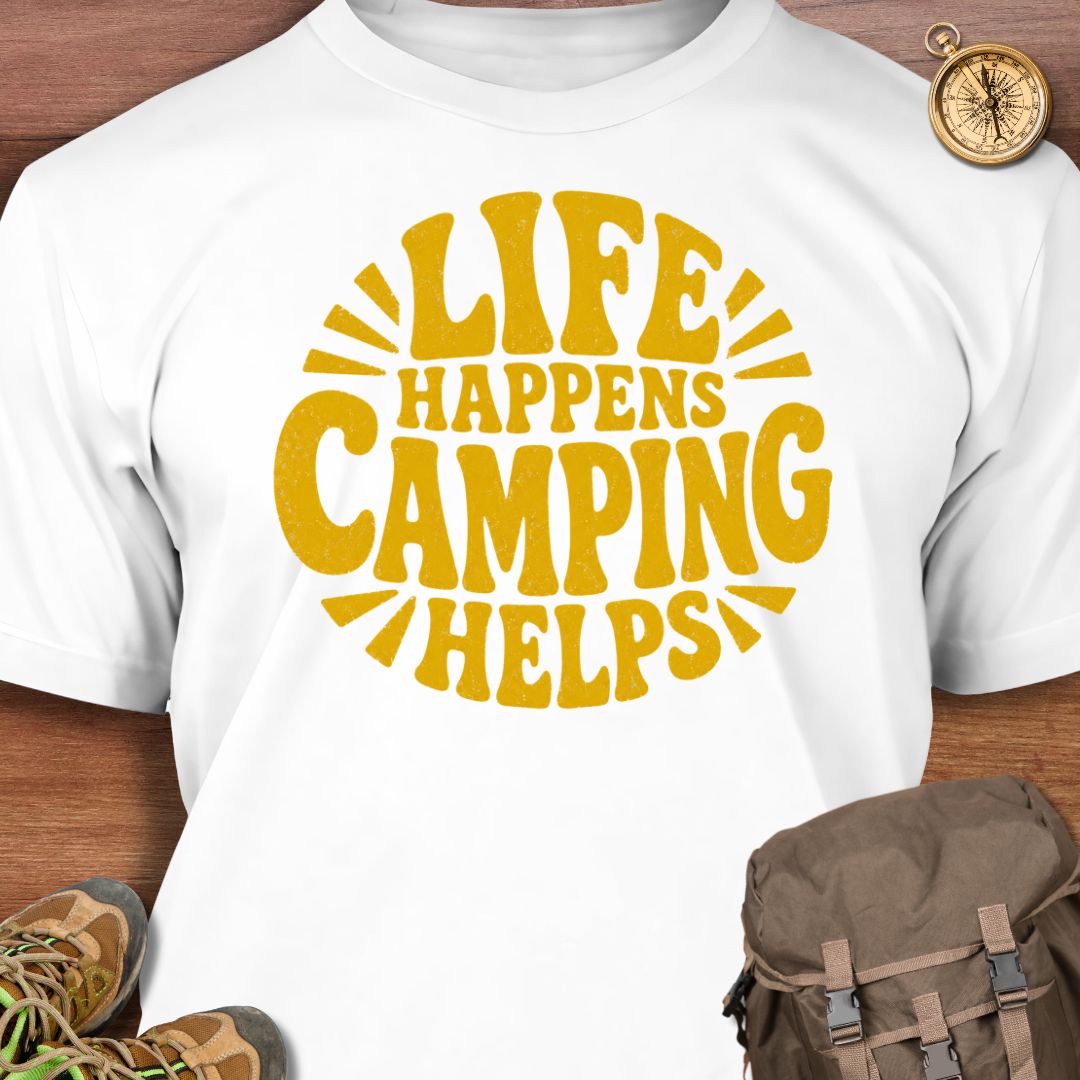 Camping Helps T-shirt