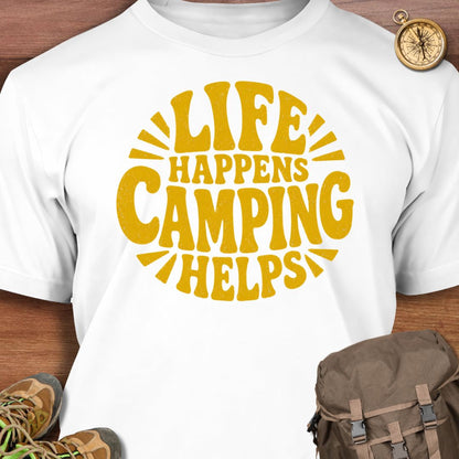 Camping Helps T-shirt