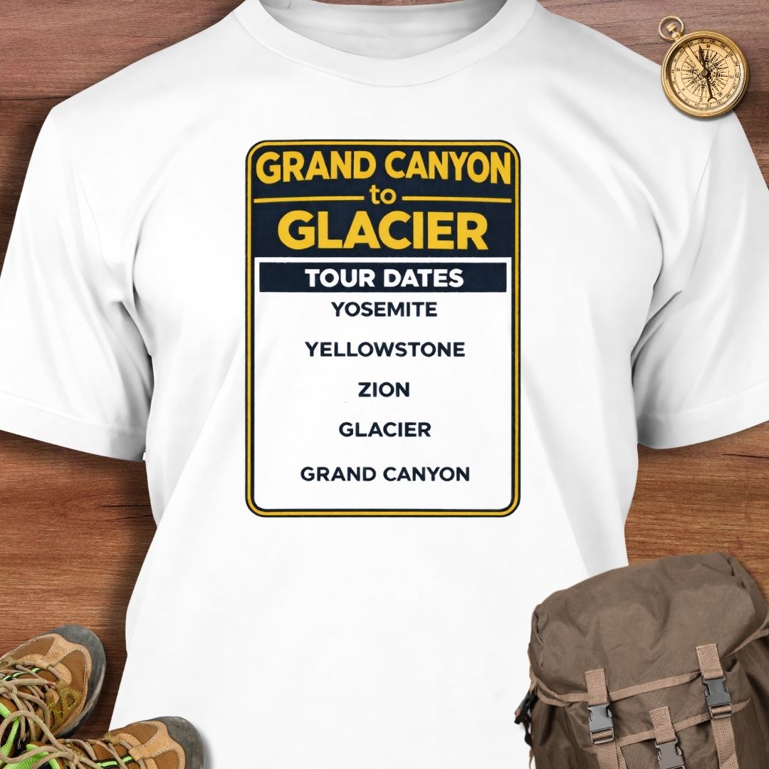 Grand Canyon to Glacier T-Shirt