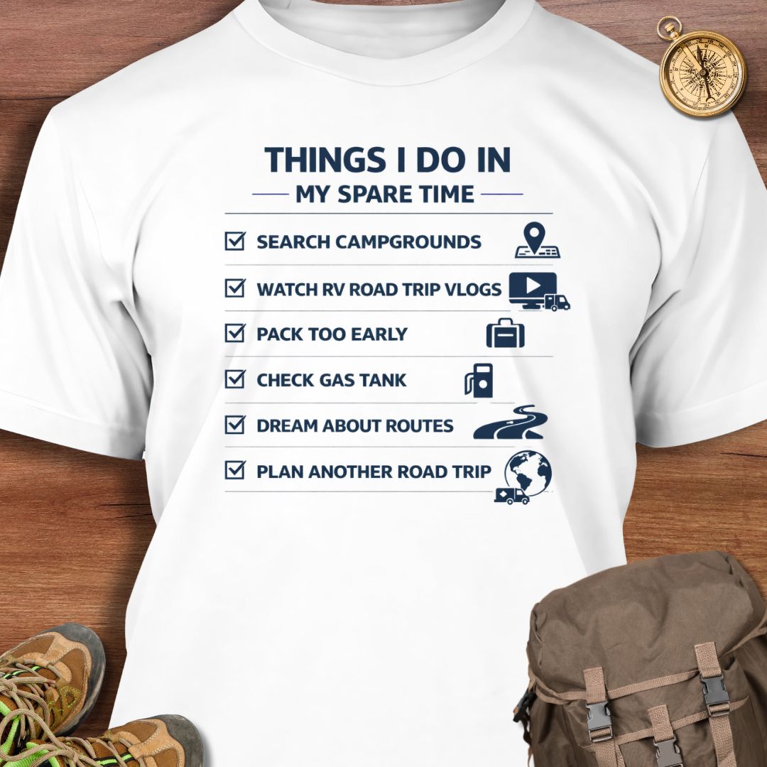 Things I Do T-Shirt (Camping)